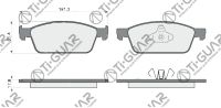 Тормозные колодки TG-0510/PN51011* Ti·GUAR