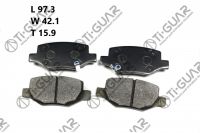 Тормозные колодки TG-0617/PN8003 * Ti·GUAR