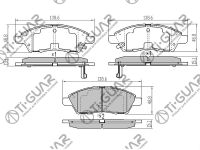 Тормозные колодки TG-0397/PN0397* Ti·GUAR
