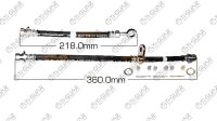 Шланг тормозной TG-46431-S47-003 * Ti-Guar