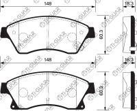 Тормозные колодки TG-0391/PN0391* Ti·GUAR