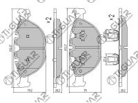 Тормозные колодки TG-0336/PN0336* Ti·GUAR