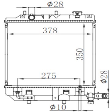 Радиатор MZ-DW5W1-1226